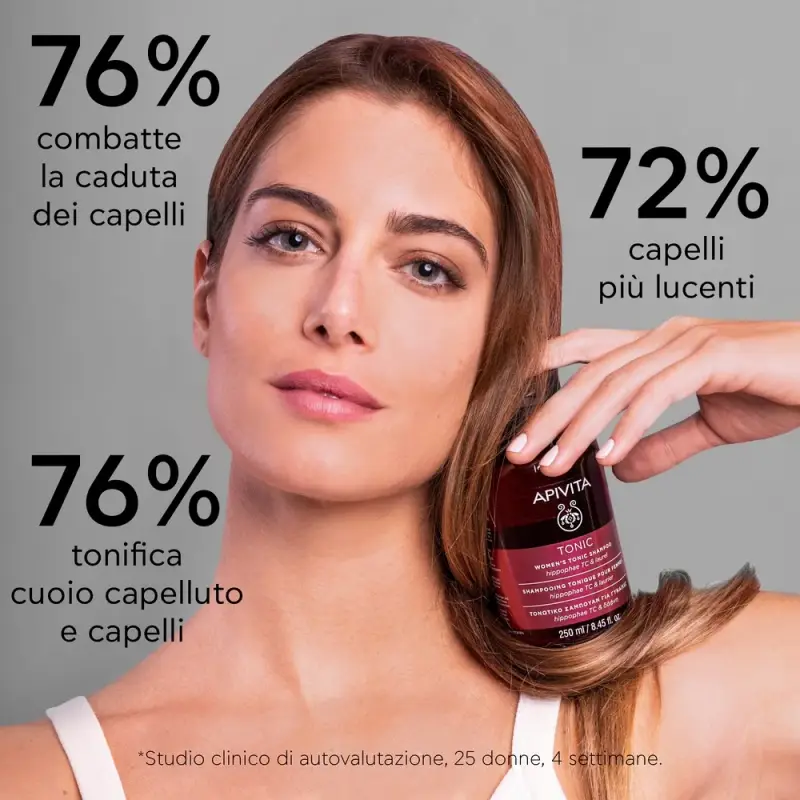 Capelli - Tonic Shampoo Tonificante Donna - Shampoo anticaduta, Caduta dei capelli miniatura 4