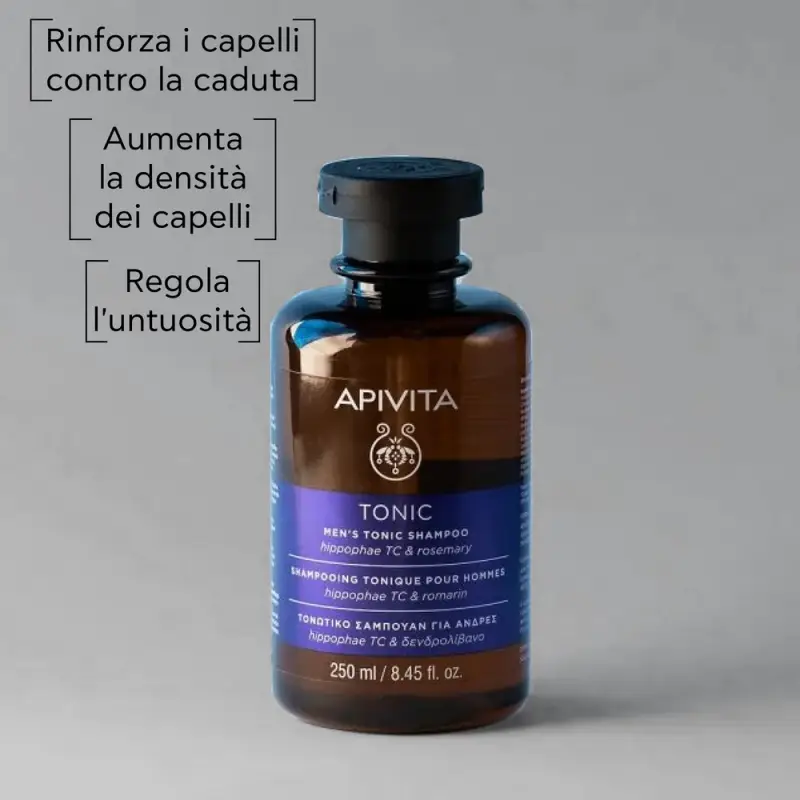 Capelli - Tonic Shampoo Tonificante Uomo - Shampoo anticaduta, Caduta dei capelli miniatura 2