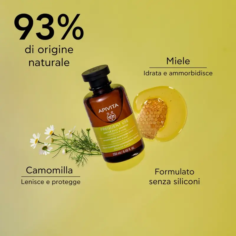 Capelli - Uso Frequente Shampoo Delicato Uso Frequente - Shampoo delicato, Shampoo lavaggi frequenti, Capelli normali miniatura 3