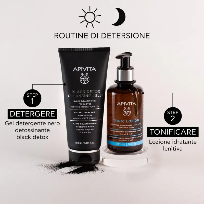 Detergenti e Struccanti Black Detox Gel Detergente Nero - Viso e Occhi - Gel detergente viso miniatura 4