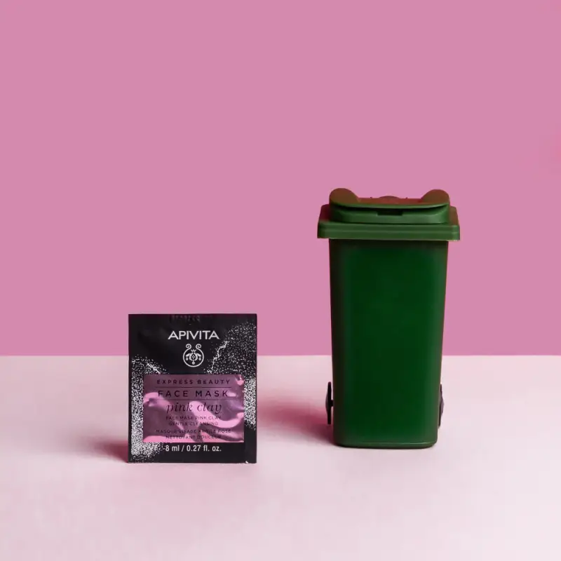 Express Beauty - Viso Maschera Viso Detersione Delicata con Argilla Rosa - Maschera viso purificante miniatura 5