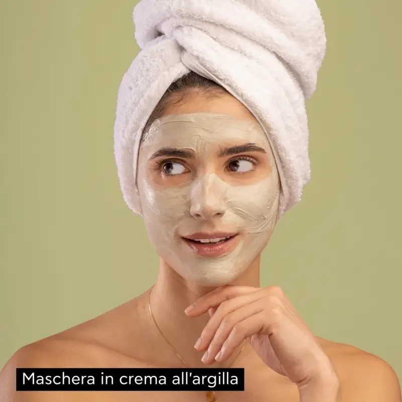 Express Beauty - Viso Maschera Viso Detersione Profonda con Argilla Verde - Maschera viso purificante miniatura 4