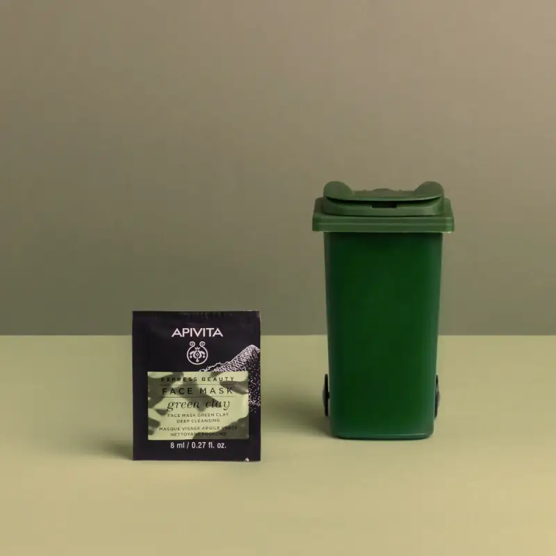 Express Beauty - Viso Maschera Viso Detersione Profonda con Argilla Verde - Maschera viso purificante miniatura 5