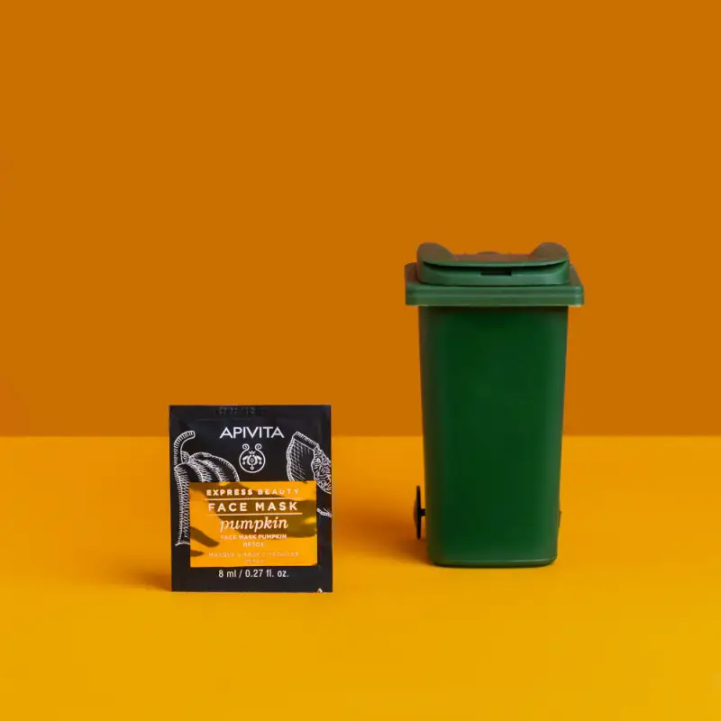 Express Beauty - Viso Maschera Viso Detossinante con Zucca - Maschera viso purificante miniatura 5