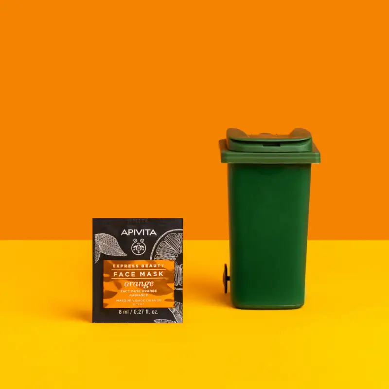 Express Beauty - Viso Maschera Viso Illuminante con Arancia - Maschera illuminante viso miniatura 5