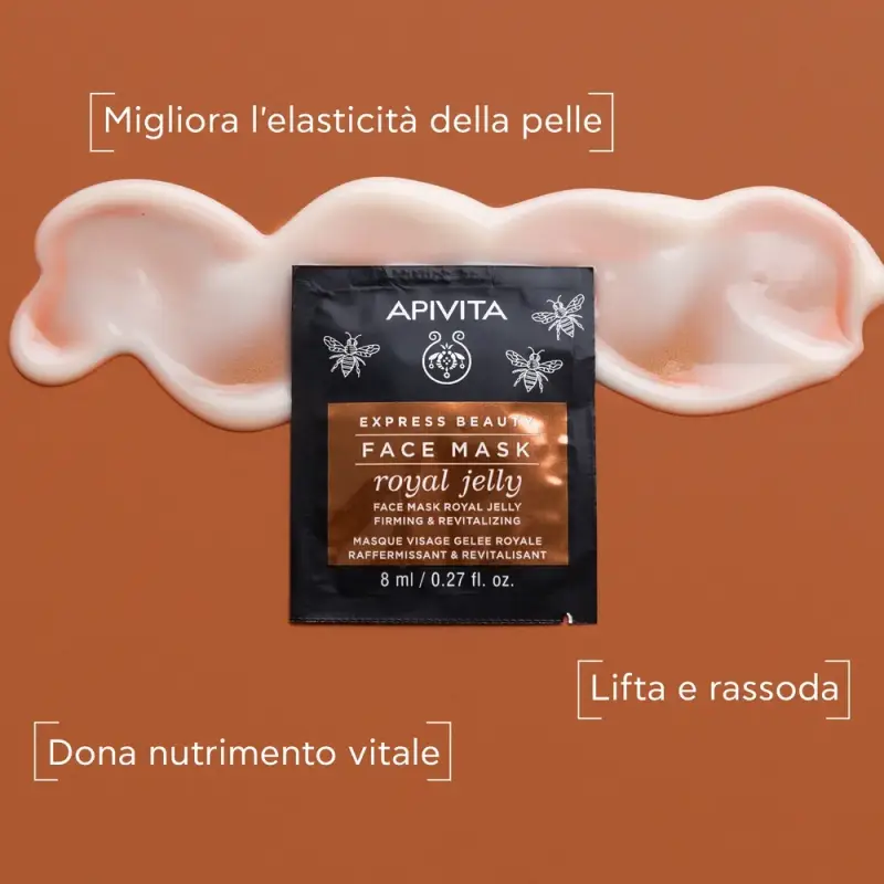 Express Beauty - Viso Maschera Viso Rassodante e Rivitalizzante alla Pappa Reale - Maschera viso idratante miniatura 2