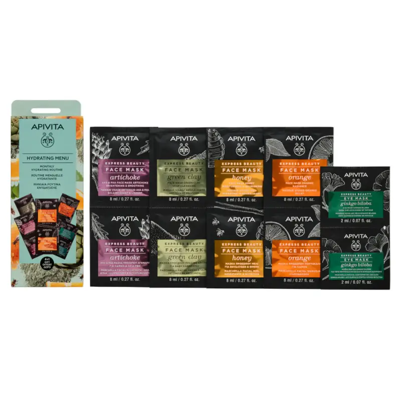 Express Beauty - Viso Routine Mensile Idratante - Cofanetto antirughe