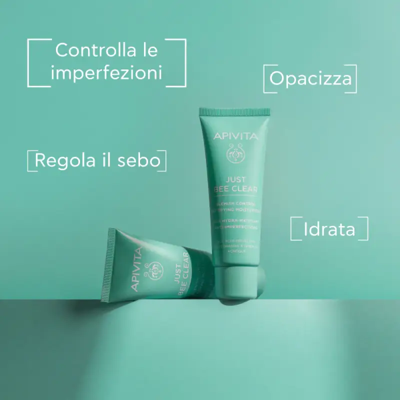 Just Bee Clear Crema Idratante Opacizzante Anti-Imperfezioni - Crema viso pelle grassa miniatura 2