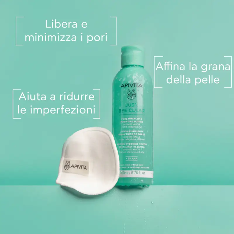 Just Bee Clear Lozione Purificante Minimizza i Pori - Tonico viso miniatura 2