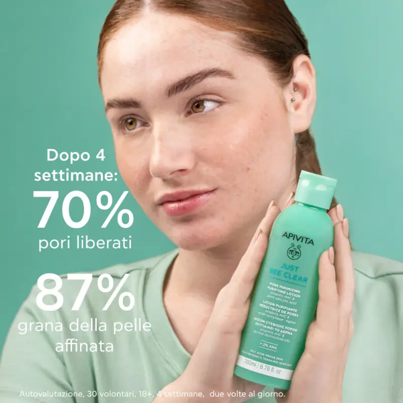 Just Bee Clear Lozione Purificante Minimizza i Pori - Tonico viso miniatura 4