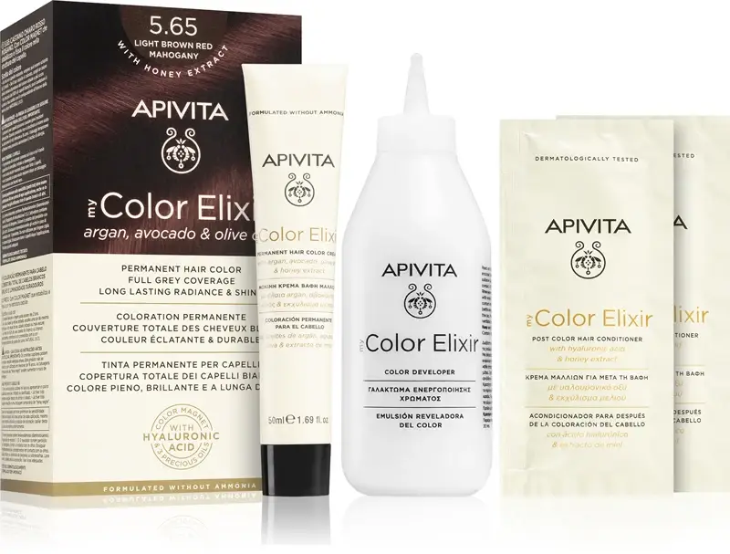 My Color Elixir tinta per capelli senza ammoniaca colore 5.65 Marrone Chiaro Rosso Mogano