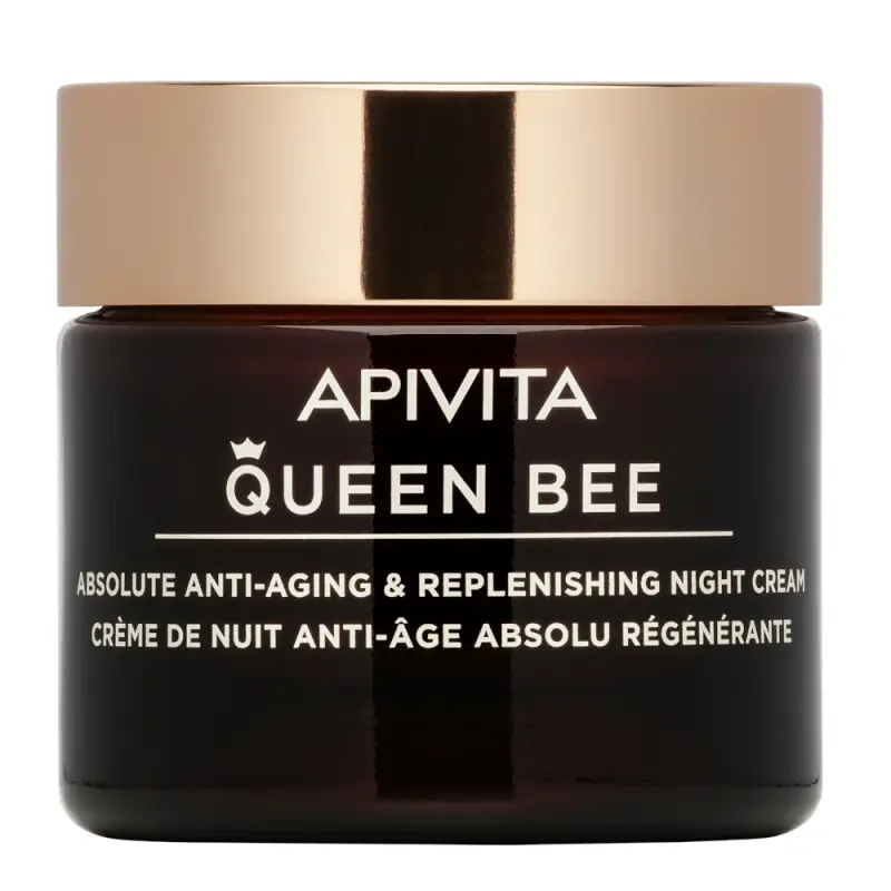 Queen Bee Crema Notte Anti-età Assoluta e Rimpolpante - Trattamento antietà pelli mature,Crema antirughe