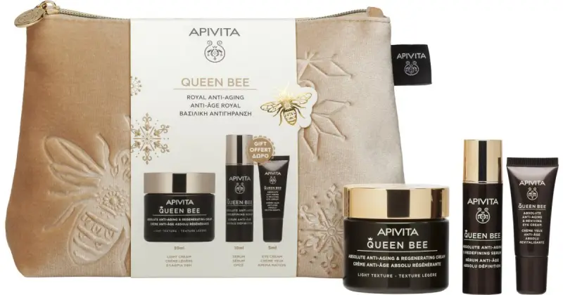 Queen Bee Gift Pouch (Crema leggera) confezione regalo anti-age