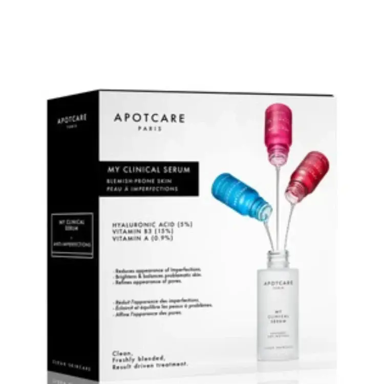 Il mio set di sieri clinici Apotcare Vitamina B3 siero anti-rossore per il viso 10 ml + Vitamina A Retinoide siero antirughe per il viso 10 ml + Acido