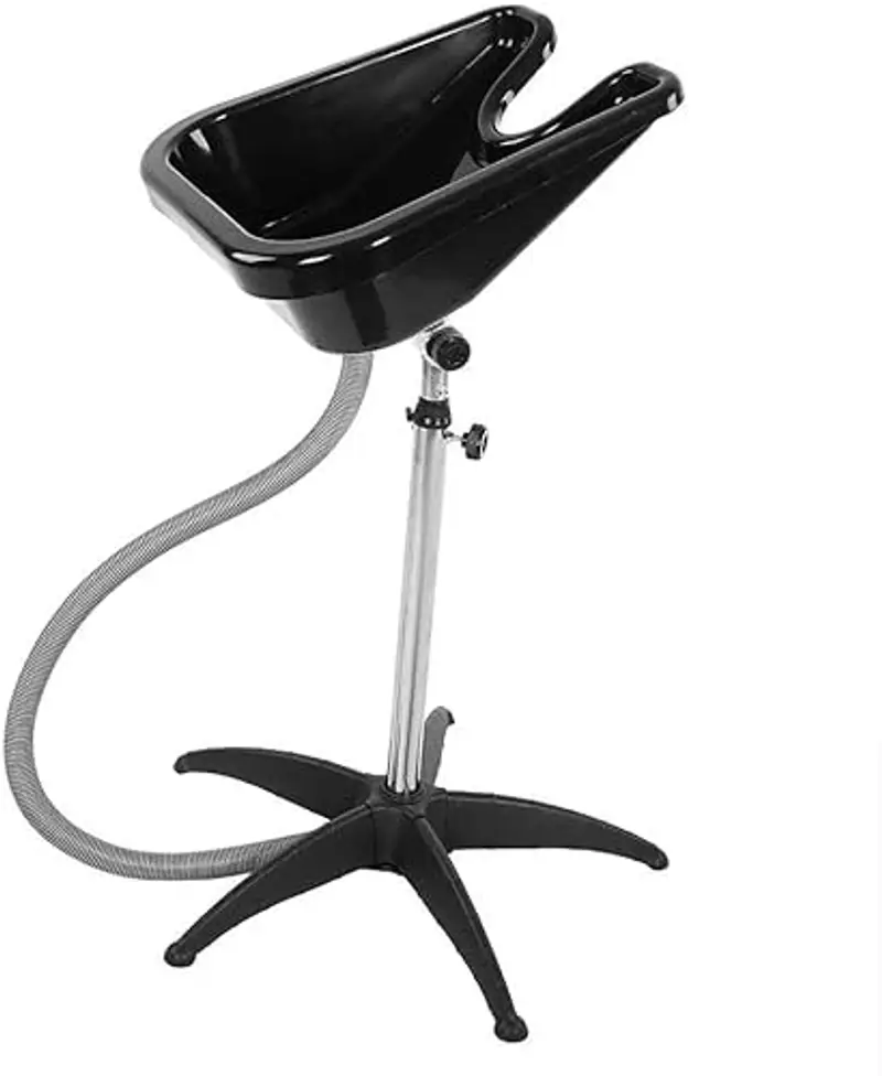 App Life Lavatesta Portatile per Parrucchieri - Altezza Regolabile e Tubo di Scarico Retraibile - Dispositivo Medico di Classe I - Professionale, Nero (Altezza Regolabile) miniatura 3