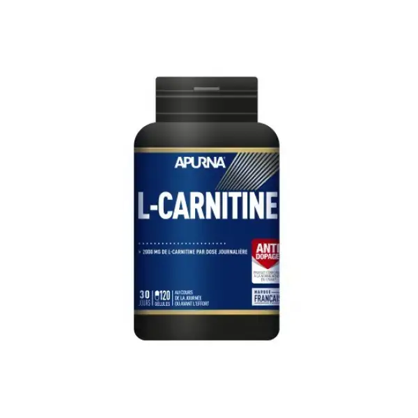 Barattolo da 120 capsule Apurna L-Carnitine