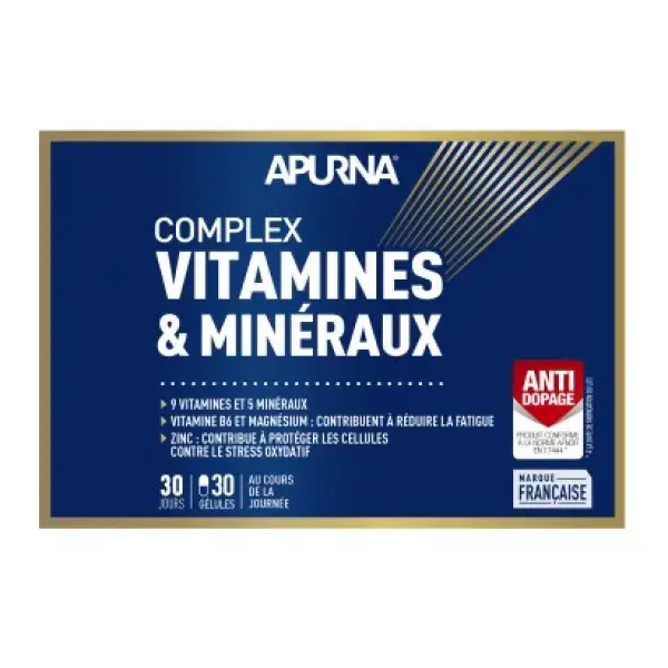 Integratore alimentare, 30 geluli Apurna Complexe Vitamines/Mineraux
