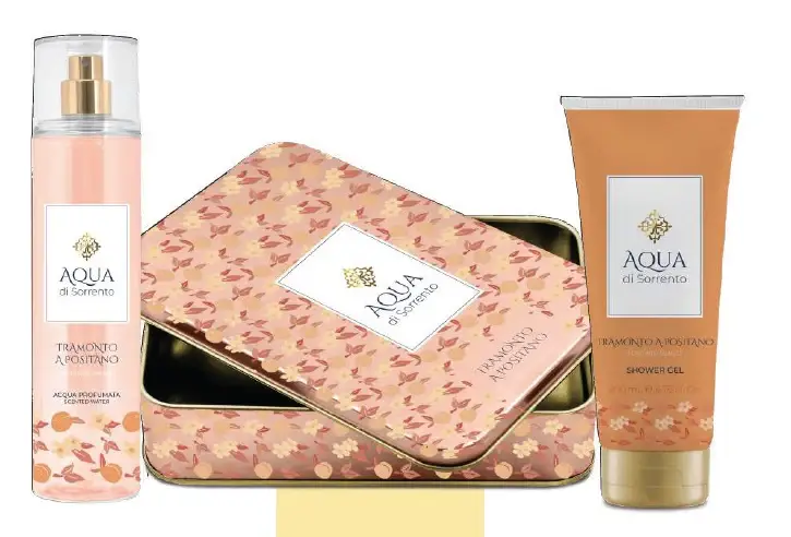 Tramonto a Positano Acqua Profumata 245ml + Gel Doccia 200ml Cofanetto