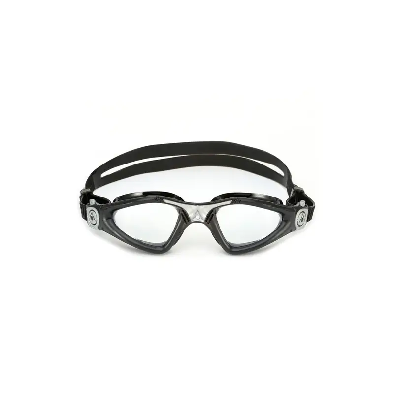 Occhialini Nuoto Sr Kayenne Clear Lens Nero Argento Uomo TU
