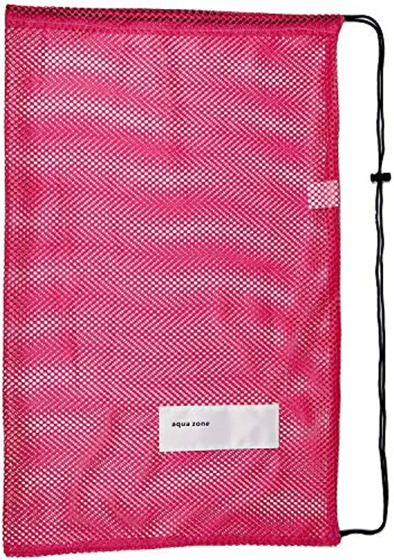 aqua zone Borsa della maglia dell'attrezzatura sportiva del cordone per la palla della palestra di viaggio di immersione della, Rosa miniatura 3