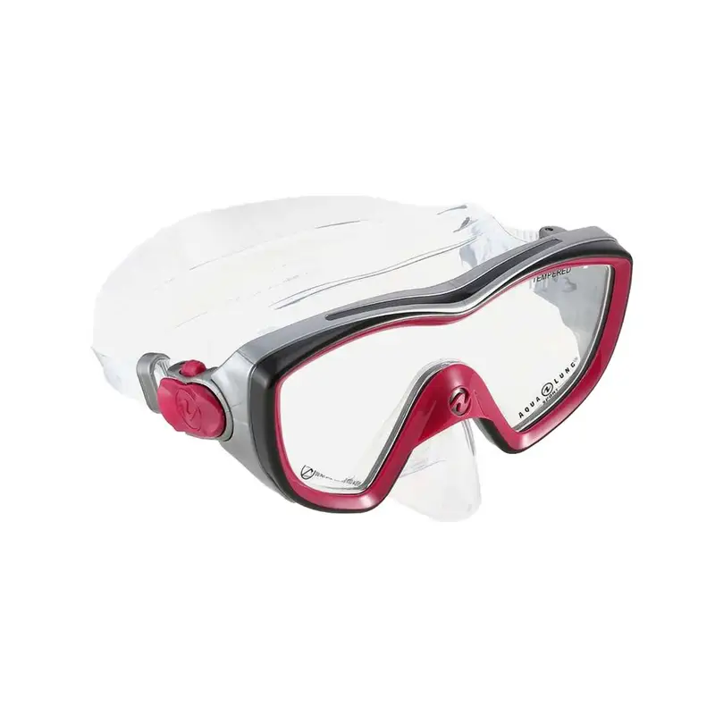 Maschera Snorkeling Bonita Rosa Scuro Clear Donna M