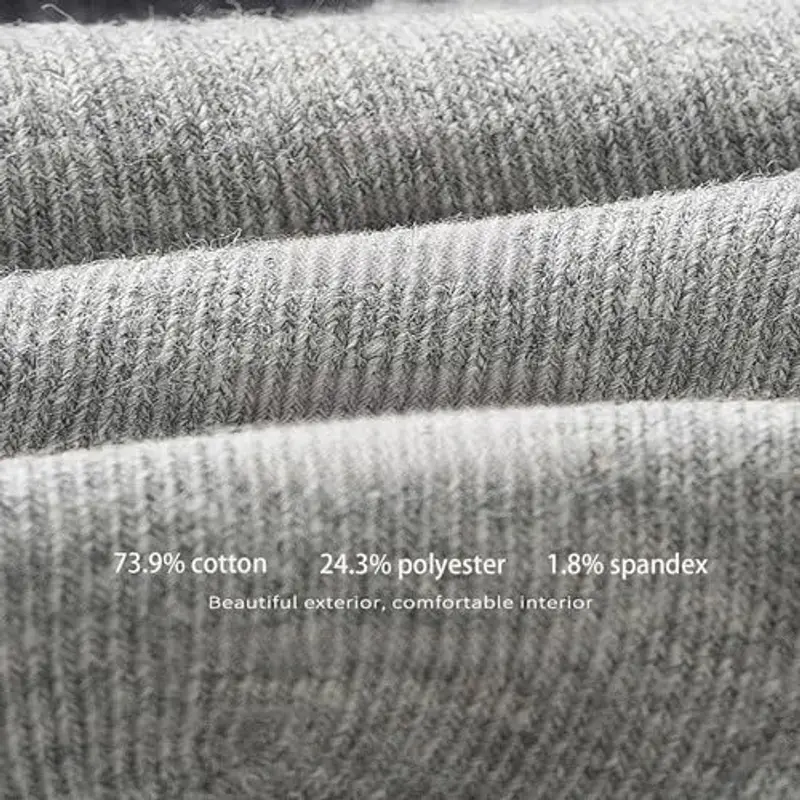 Aquarbor 6 paia di calzini per bambini anni, calzini sportivi in ??cotone per ragazzi e adolescenti (IT, Numero, 31, 38, bianco nero grigio) miniatura 2