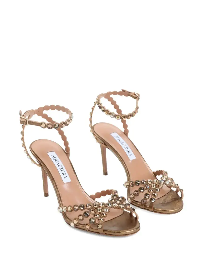 Aquazzura Sandali Gioiello Oro miniatura 2