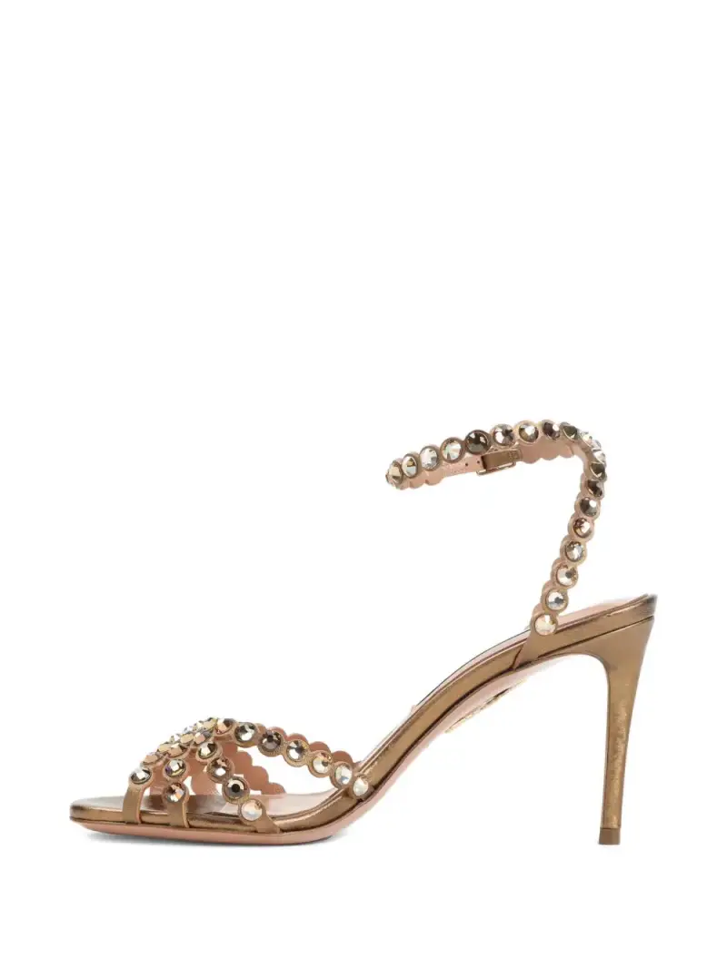 Aquazzura Sandali Gioiello Oro miniatura 3