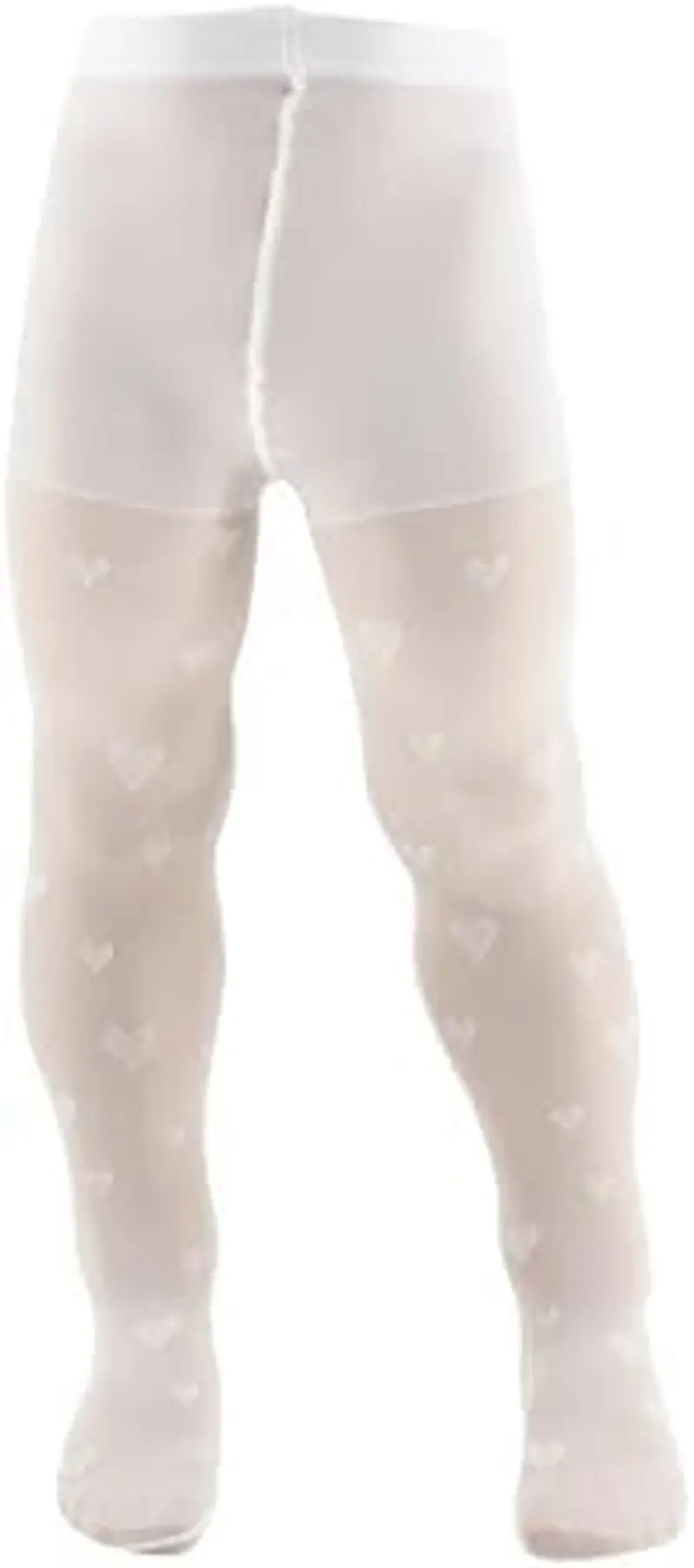 AQUILONE Collant Neonato Ricamo Cuori