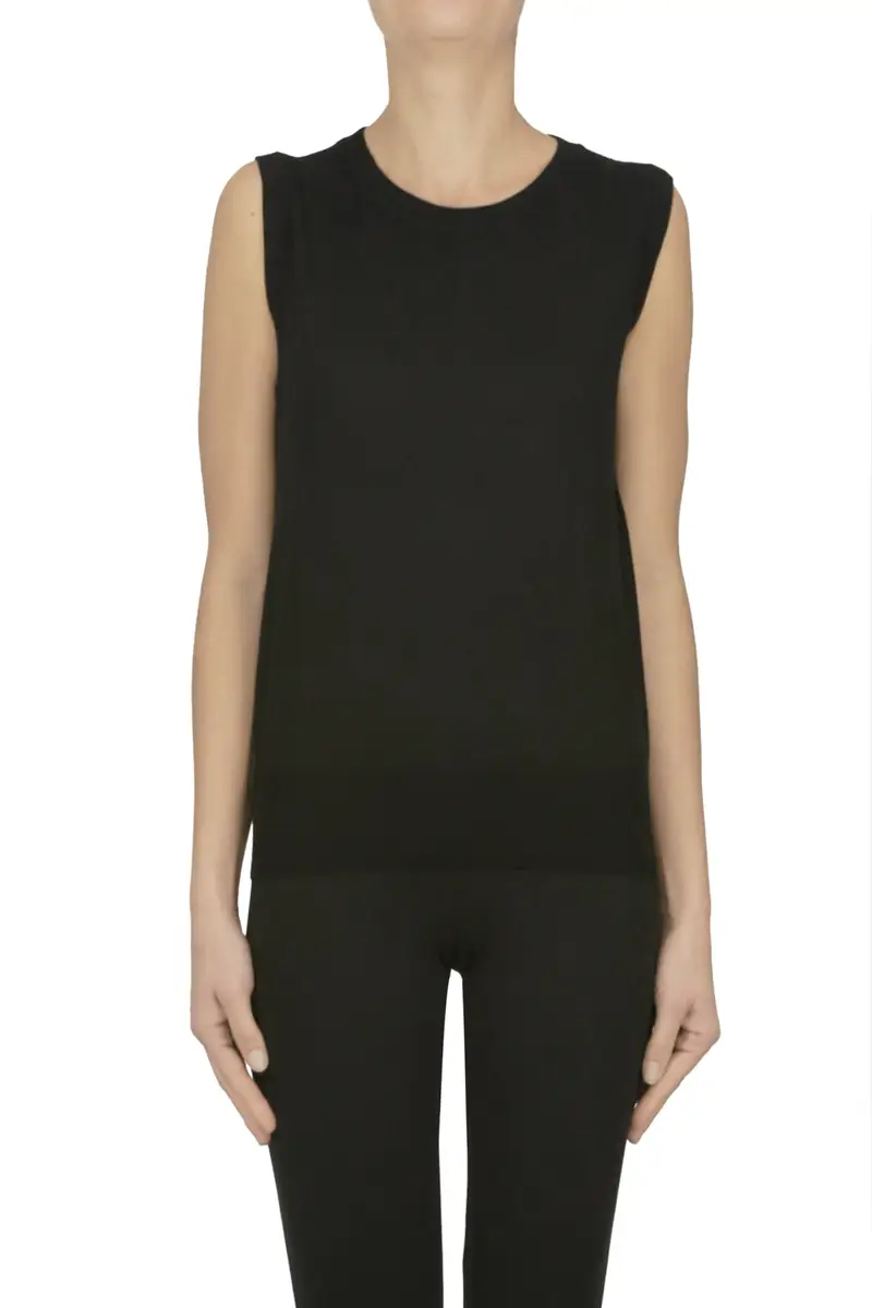 Gilet in lana merino