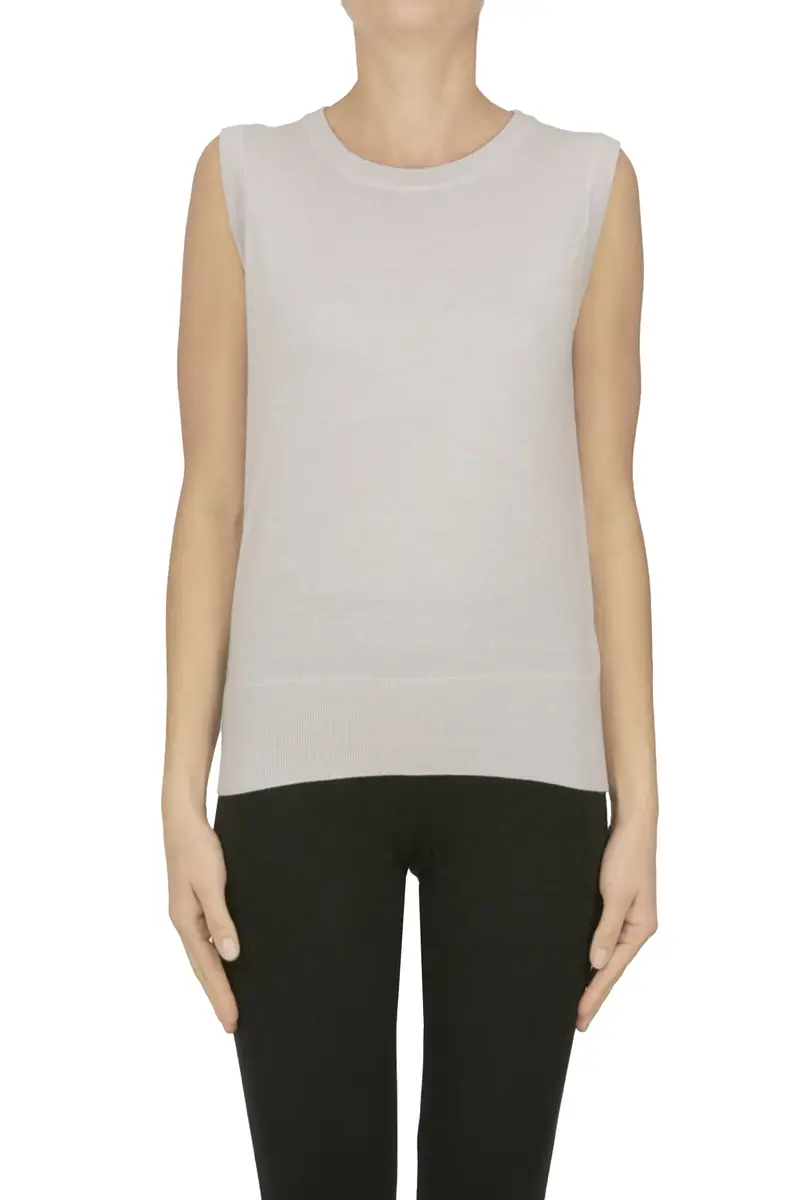 Gilet in lana merino