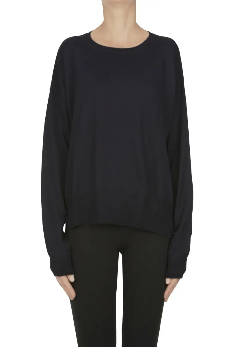 Pullover cropped a scatoletta