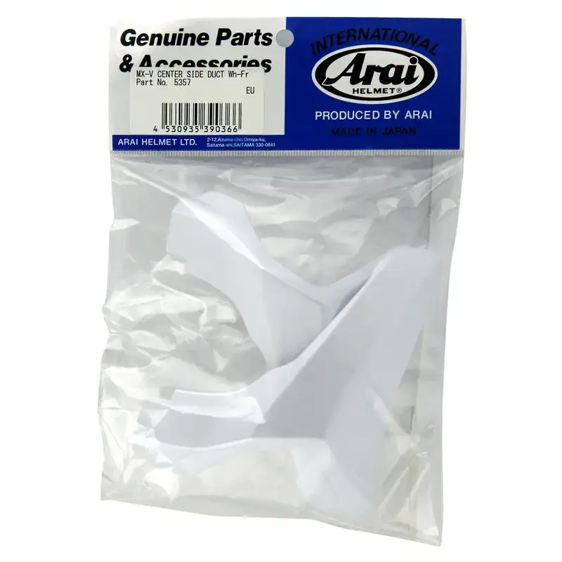 Prese d aria laterali superiori posteriori per casco mx-v Arai Center Side Duct frost