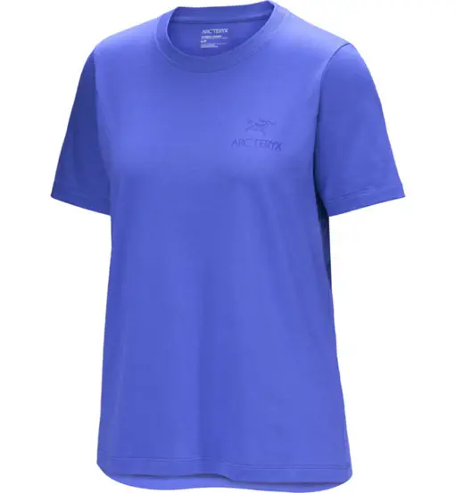 Kragg SL Cotton Emblem Crew SS W - T-shirt - donna Blue