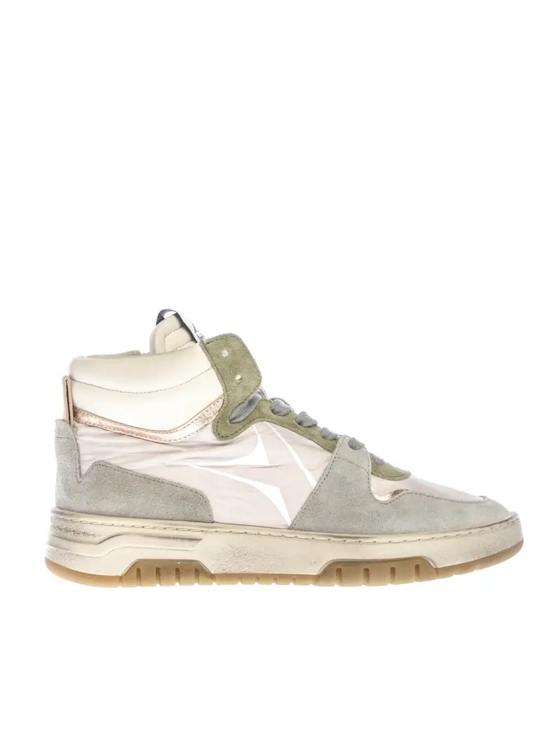 sneaker da donna Archivio 22 Step One Middle in tessuto tecnico BEIGE