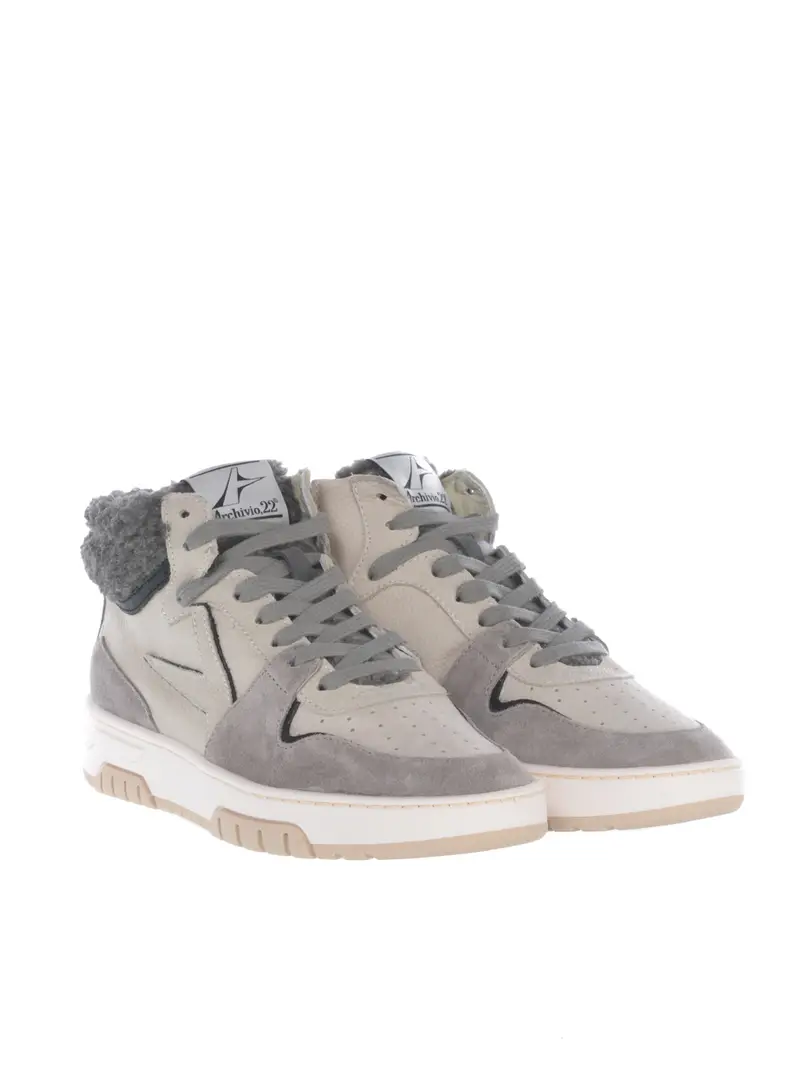 sneaker da donna Archivio 22 Stepone Middle con inserti Grigio miniatura 2
