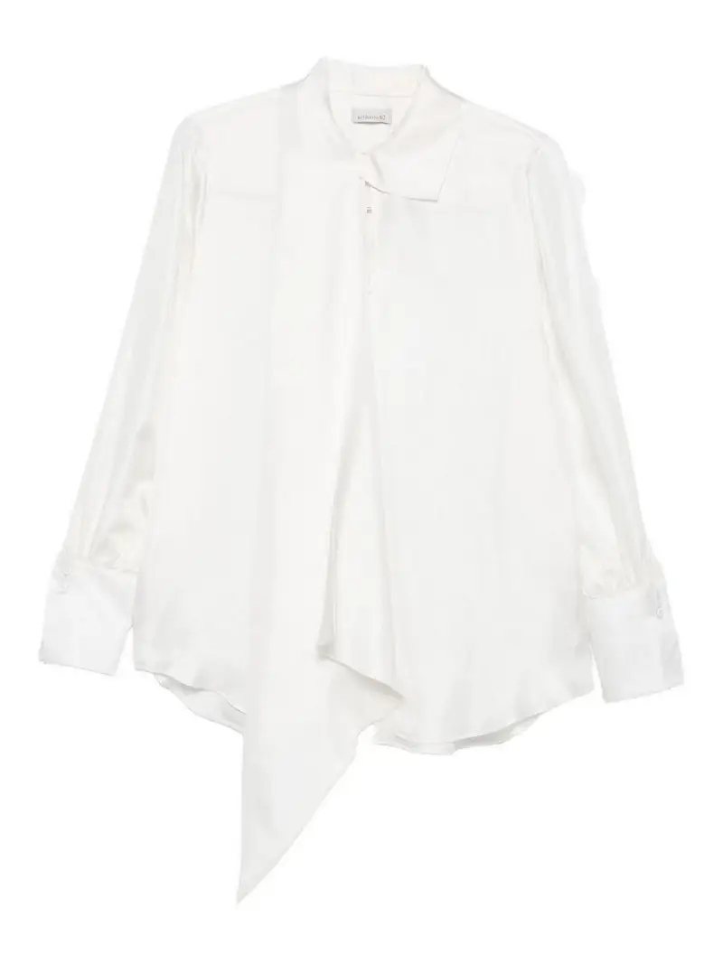 Bow-Tie Blouse Bianco