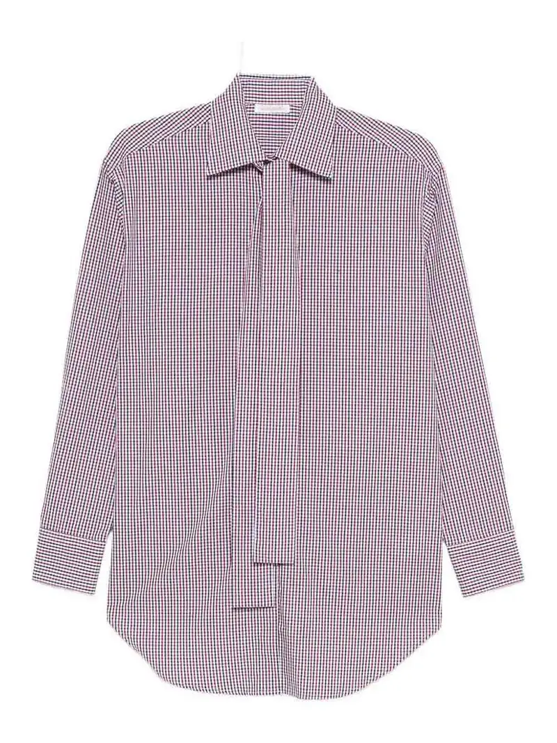 Camicia In Nylon E Seta Multicolore
