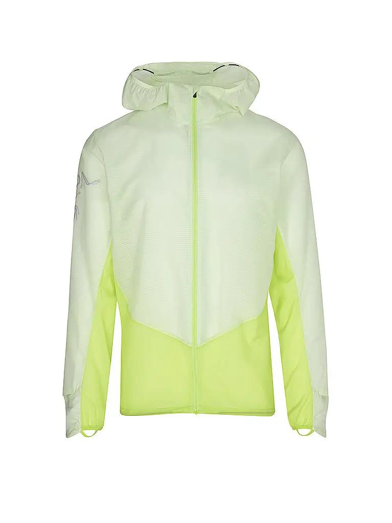 Giacca a vento da uomo Norvan Hoodie verde chiaro | S