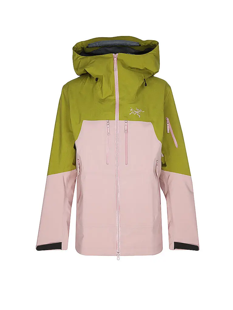 Giacca da sci alpinismo da donna Rush 3L GTX con cappuccio rosa | S