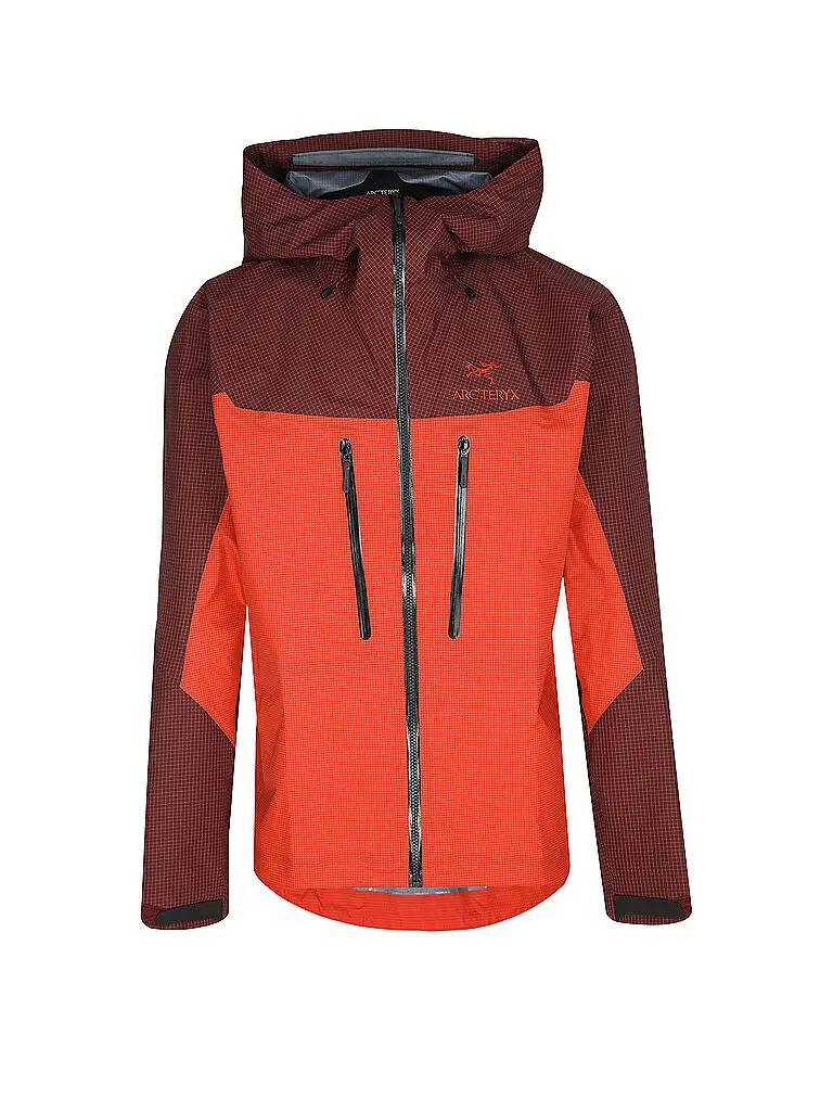 Giacca da turismo da uomo Alpha 3L GTX Hoodie rosso | M