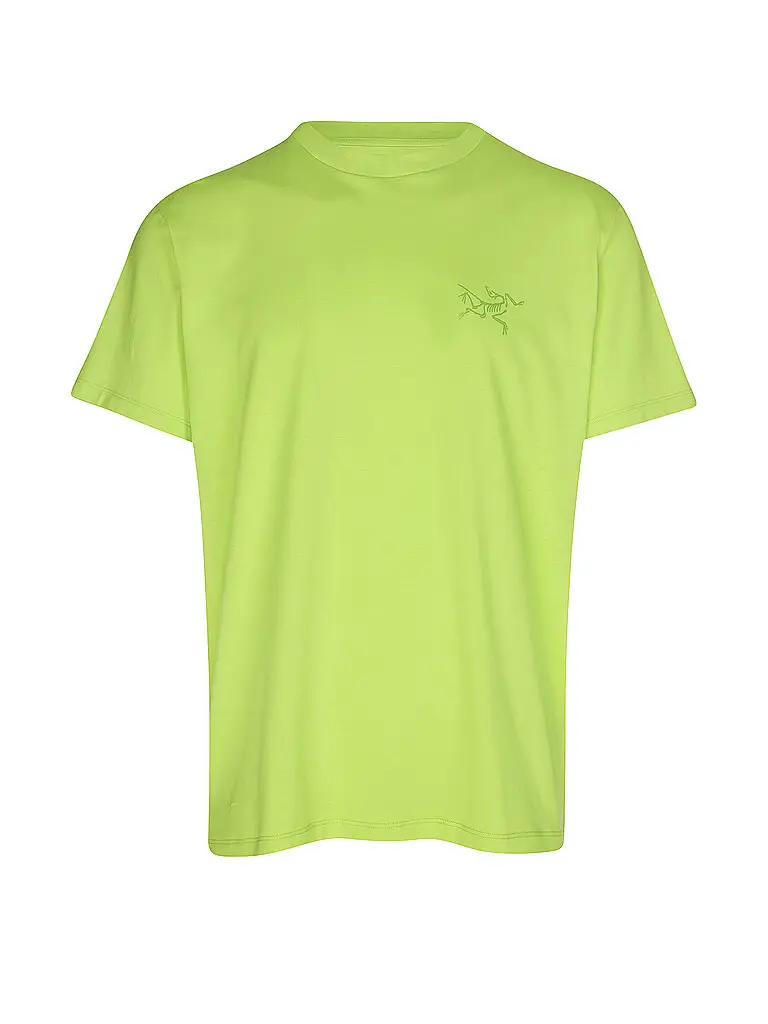 Herren T-Shirt Kragg verde chiaro | M