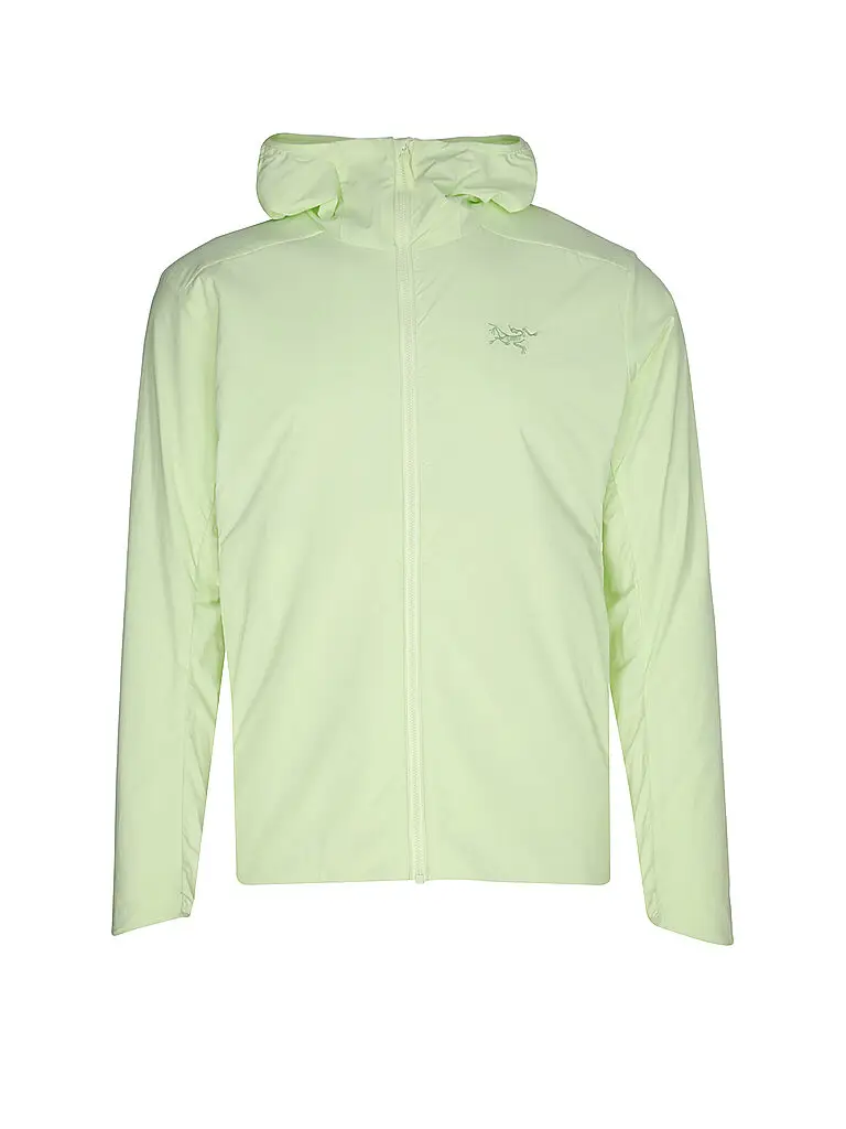 Iso Giacca da uomo Atom SL con cappuccio verde chiaro | S