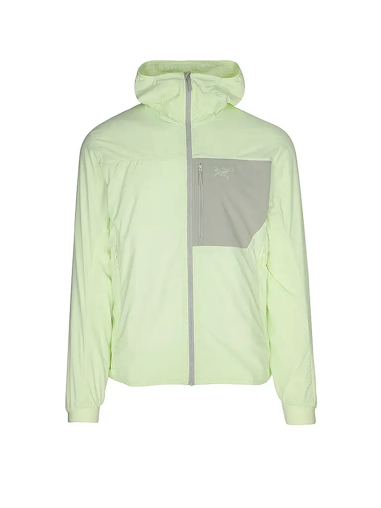 Iso Giacca da uomo Proton SL con cappuccio verde chiaro | S