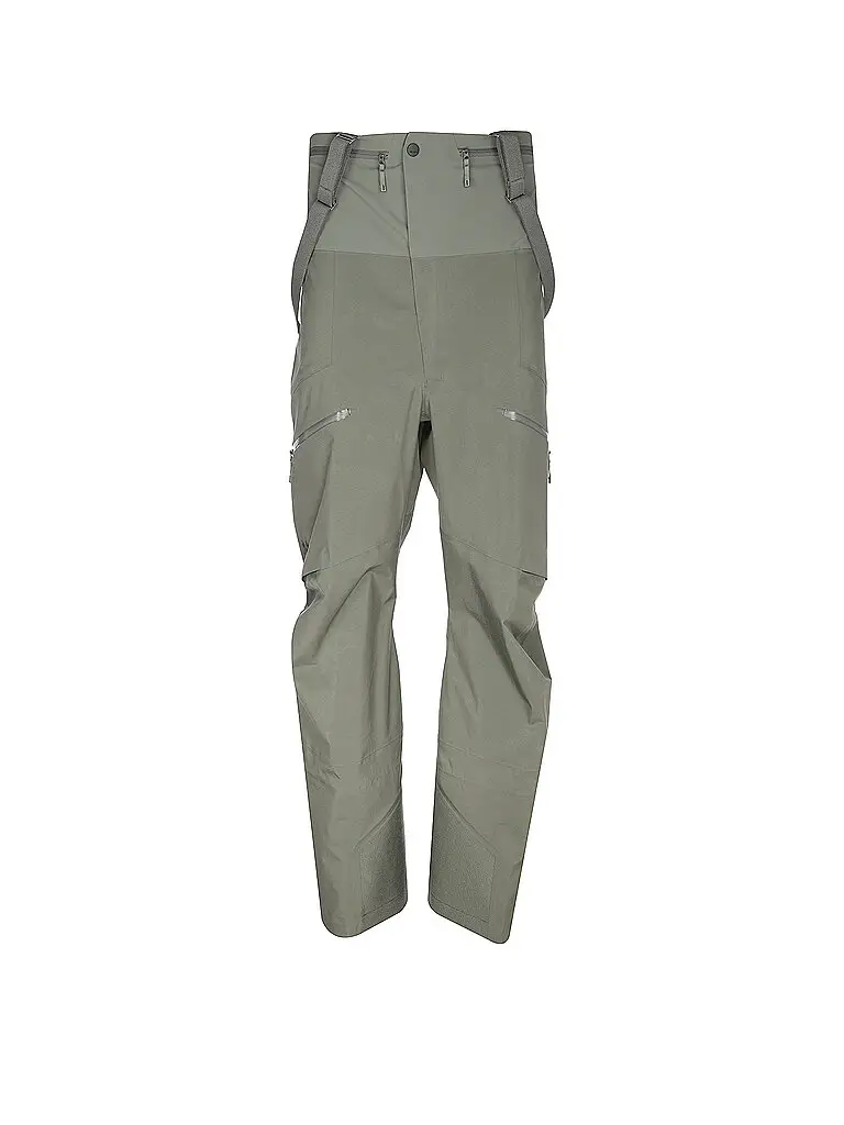 Pantaloni da sci alpinismo da uomo Rush BIB 3L GTX grigio | S