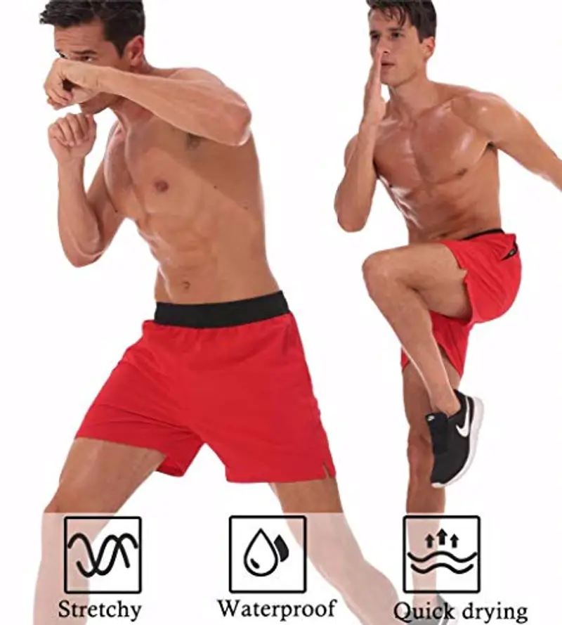 Arcweg Pantaloncini da Bagno Uomo Asciugatura Veloce Calzoncini da Bango Mare Beach Costume da Bagno Fodera Rete con Taschino e Coulisse Trunks XL(EU) miniatura 3