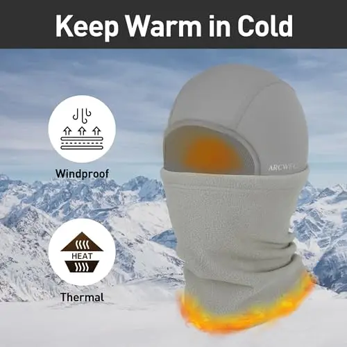 Arcweg Passamontagna Balaclava Invernale Maschera da Sci per Bambini Ragazzi Ragazze Cappuccio Antivento Traspirante miniatura 2