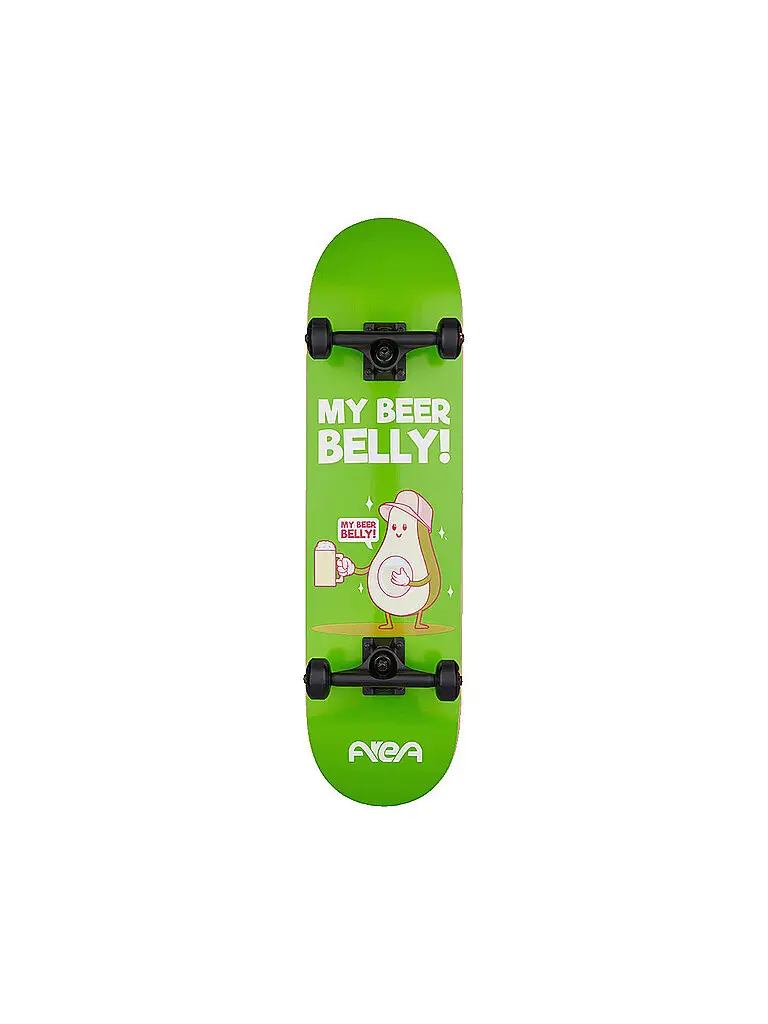 Skateboard My Beer Belly verde