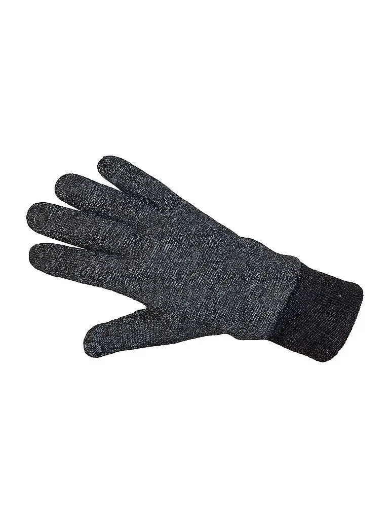 Guanti in maglia grigio | 6