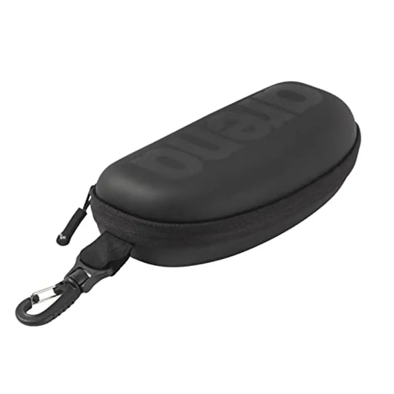 arena Astuccio per Occhialini da Nuoto, Custodia Occhialini, Astuccio Rigido, Goggle Case, Colore Nero